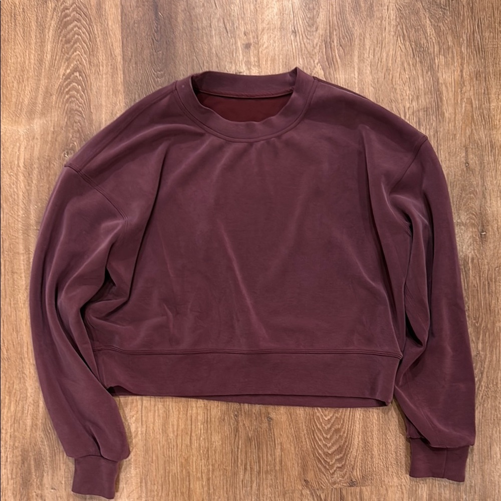 Lululemon Burgundy Sweater - Picture 1 of 3